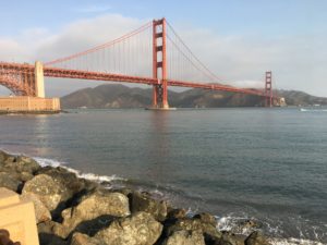 View on the Golden Gate Bridge